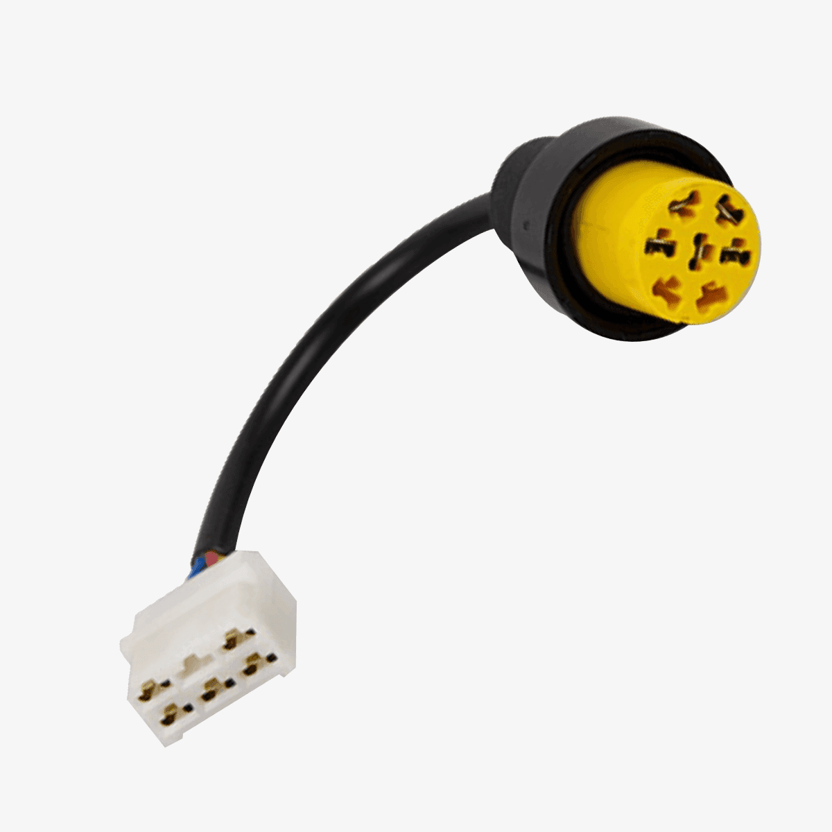 CHICOTE 7 VIAS AMARELO - ESQUERDO